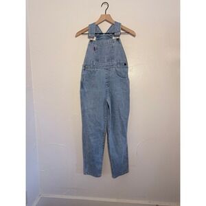 Vintage D'Mode Classix Girls XL Denim Overalls Light Wash 90s Y2K